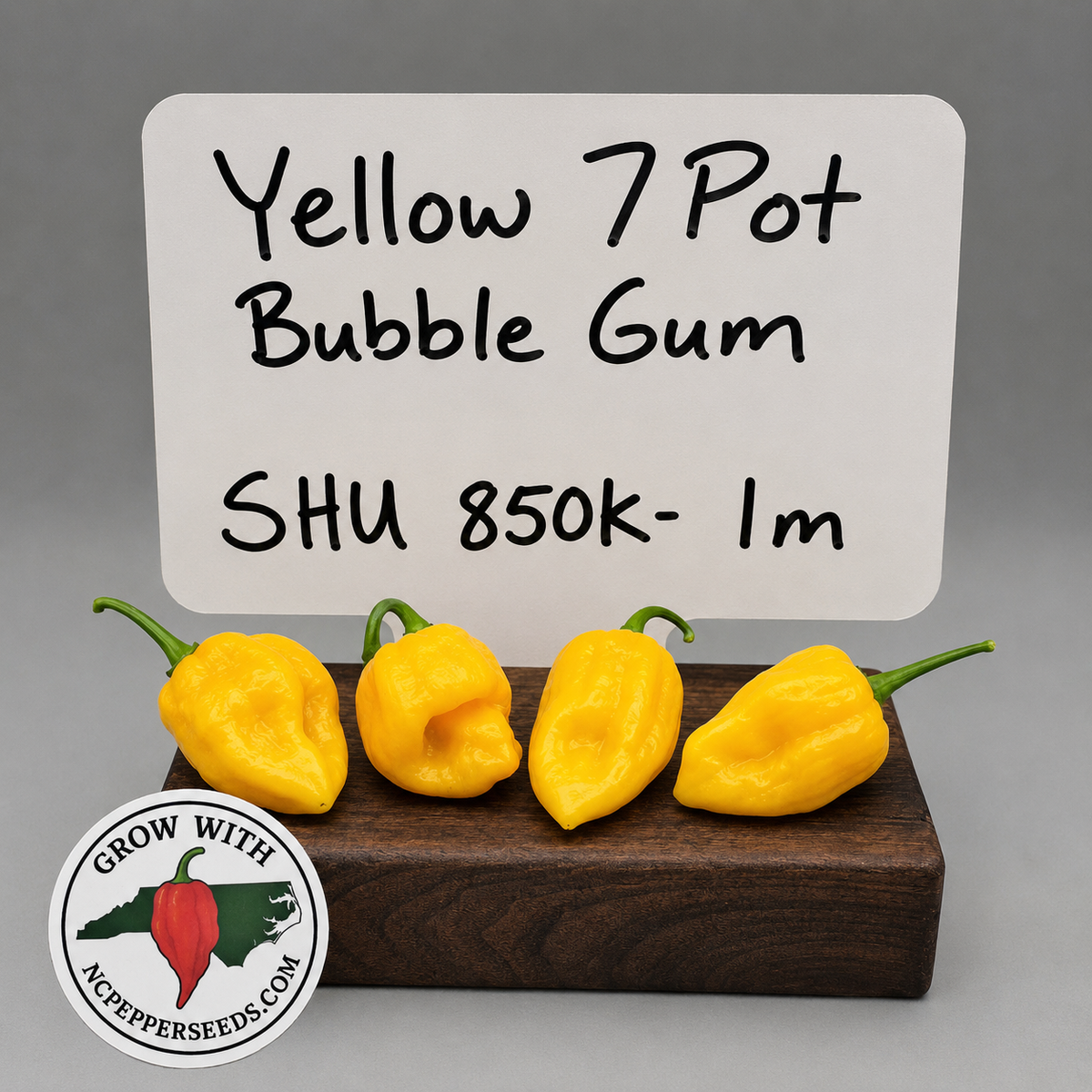 Yellow 7 pot Bubblegum  #208